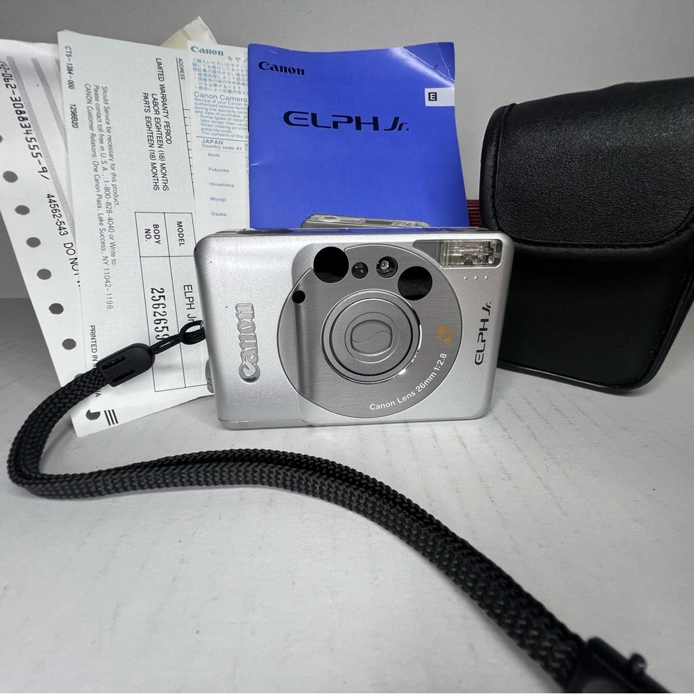 Canon ELPH Jr. Film Camera with Extras